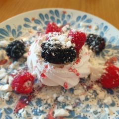 A picture of Creamless Eton Mess.