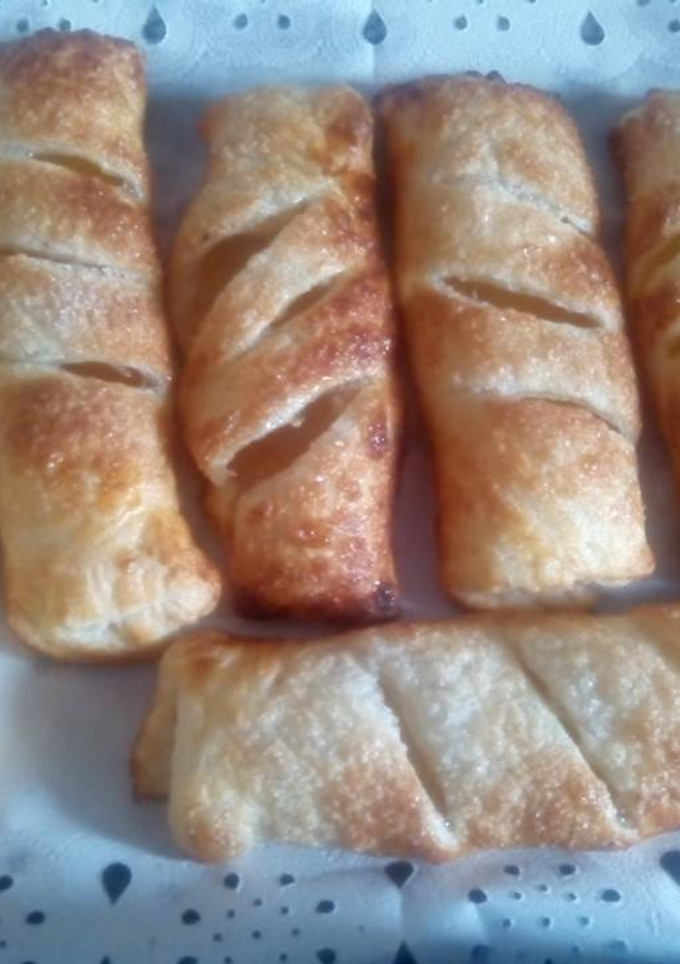 Una foto de Pastelitos de hojaldre y cabello de ángel