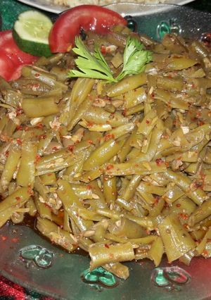 صورة لوصفة فاصولية خضرة بزيت🌿🌶