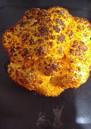 A picture of Whole Baked Cauliflower.