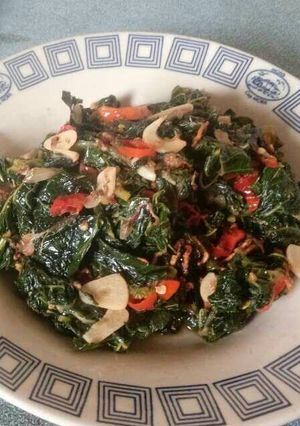 Foto resep Tumis Daun Pepaya Teri