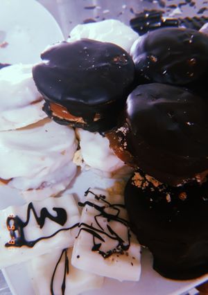 Una foto de Alfajores de Maicena Bañados