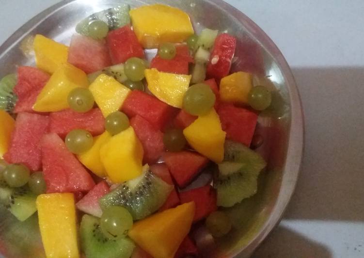 How to Prepare Speedy Mix fruit chat
