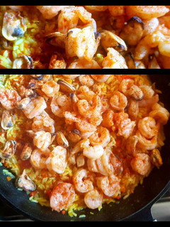 Una foto de Arroz saborizado, mar y tierra