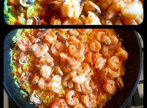 Una foto de Arroz saborizado, mar y tierra