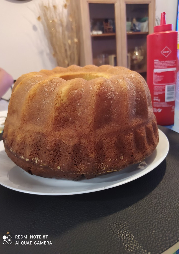 Una foto de Bizcocho de naranja y cacao
