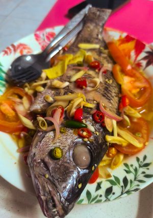 Gambar Ikan Jenahak Masak Stim Limau