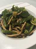 Baby Kailan with Tea Leaf Mushrooms