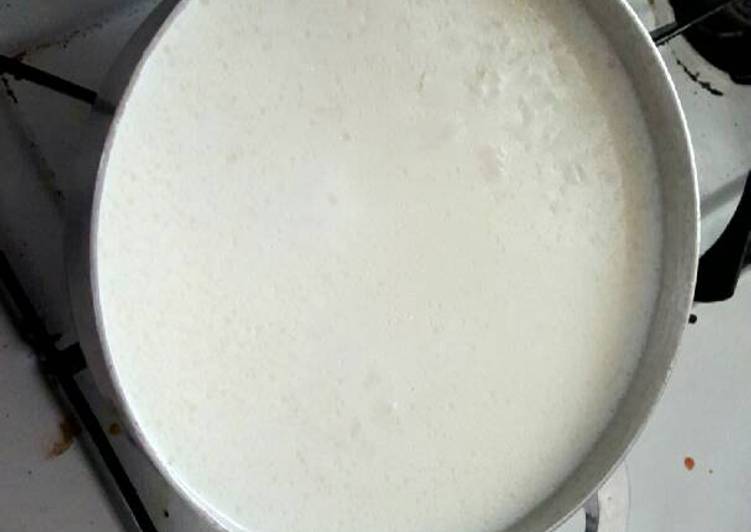 Puerto Rican rice milk soup