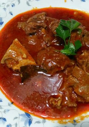صورة لوصفة مرق بلسان البقر (شطيطحة لسان) 👅