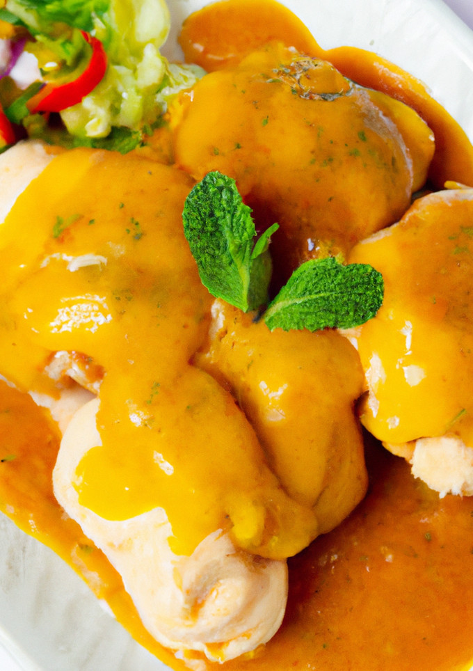 Una foto de Salsa de Mango baja en calorías