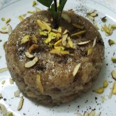 A picture of Water chestnut flour sheera.
