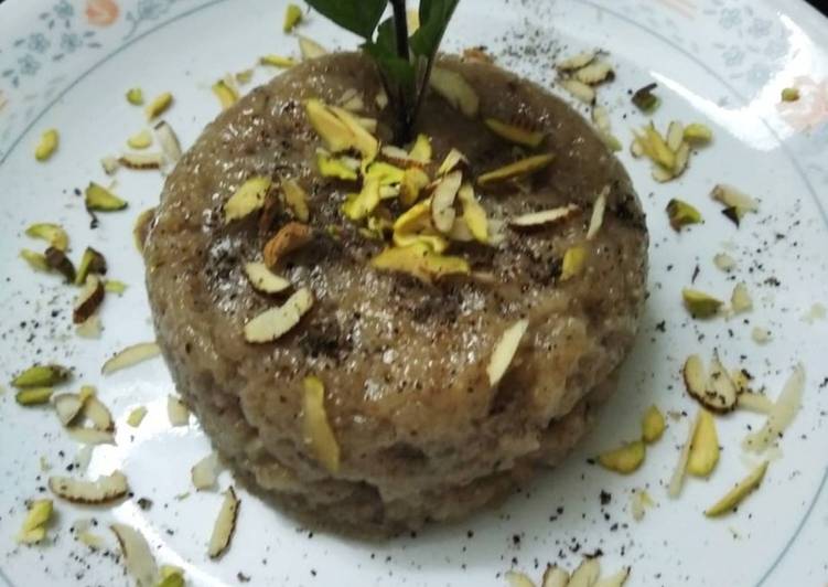 Recipe of Ultimate Water chestnut flour sheera
