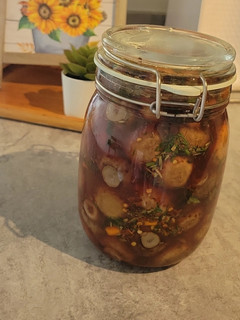 عکسی از دستور ترشی قارچ