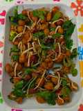 Healthy Sprouted kala chana salad