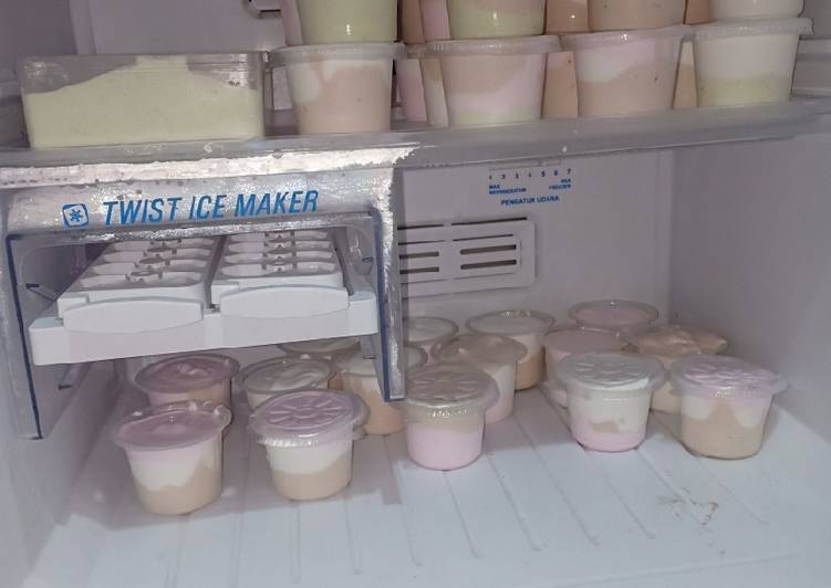 Resep Ice cream homemade ekonomis dan lembut, Enak