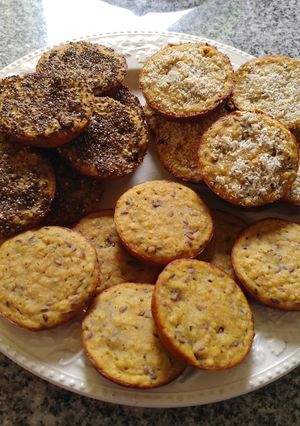 Una foto de Galletas de avena, pasas y semillas de lino