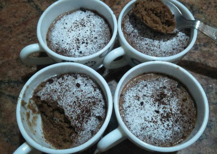 Recipe of Any-night-of-the-week Parle biscuit mug cake (1:30 min in microwave)
