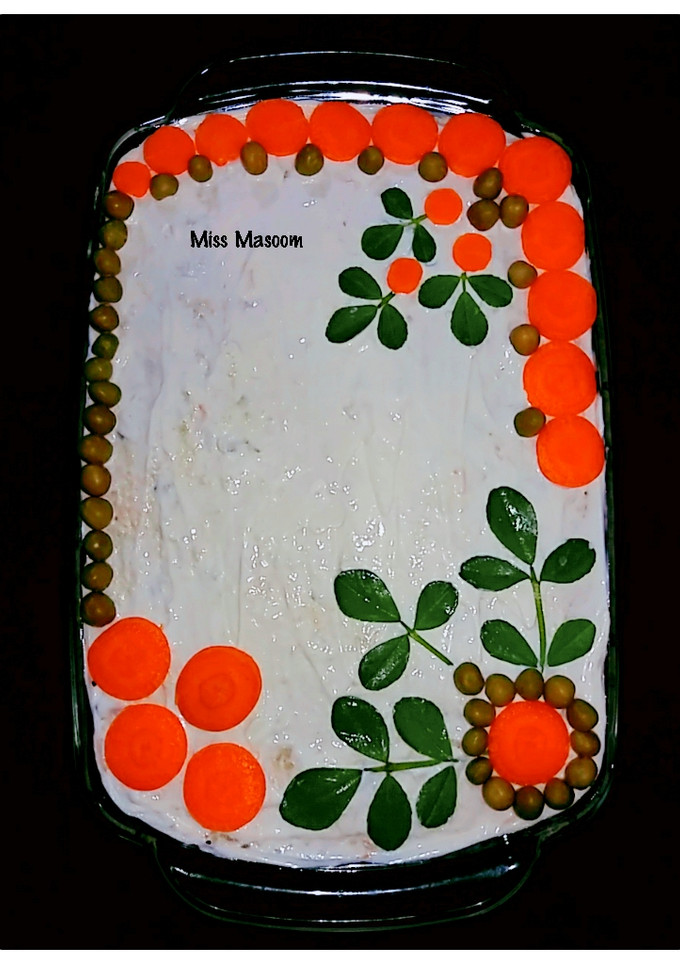 عکسی از دستور دیزایین سالاد الویه