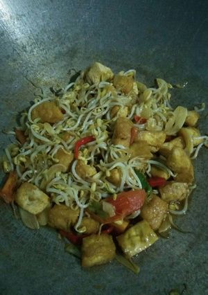 Foto resep Tumis toge tahu simpel