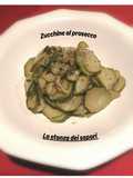 Zucchine al prosecco