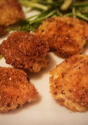 Une photo de Mozzarella panée