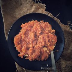 A picture of Gajar Ka Halwa.