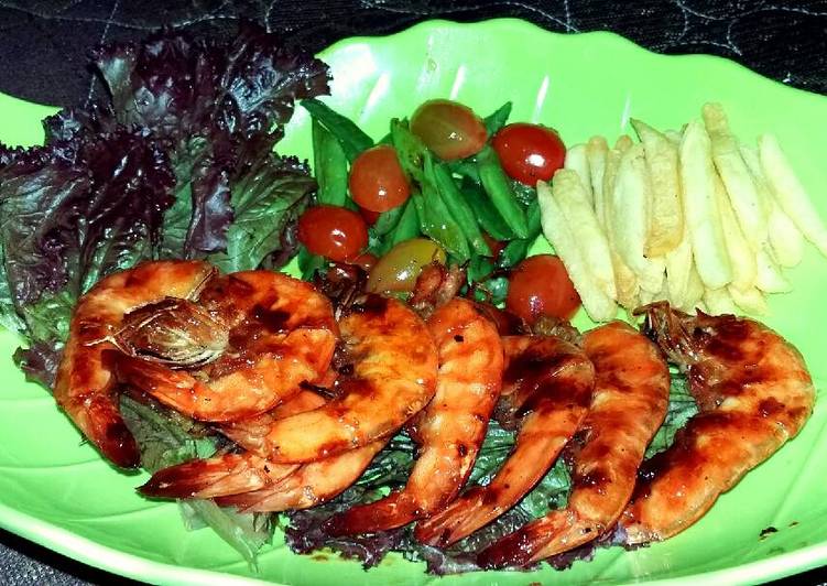 Udang mayo saus tiram