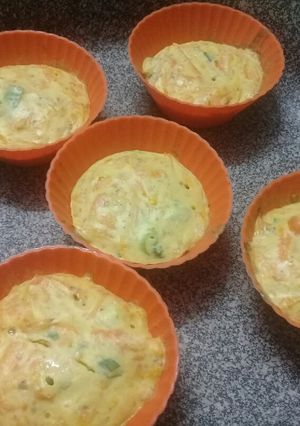 Una foto de Muffins de verduras