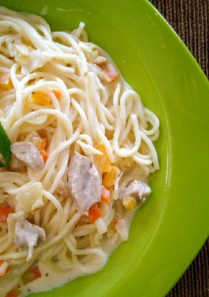 Foto resep Spagheti Carbonara Sederhana