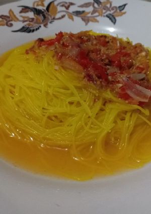 Foto resep Bihun Kuning Kuah Pedas Khas Betawi
