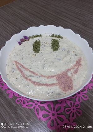عکسی از دستور بورانی بادمجان و سیر کبابی
