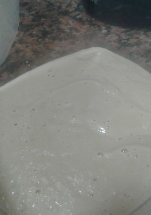 Una foto de Crema de calabacin y champiñones