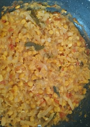 A picture of Cabbage kootu.