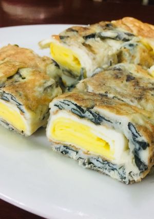 Hình của món Trứng cuộn 3 lớp cách điệu.