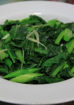 《好菜網》薑汁格蘭菜 的食譜成品照片
