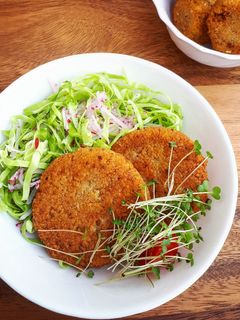 Vöröslencse fasírt recept fotója