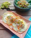 Telor ceplok sambal matah