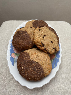 Una foto de Galletas de avena marmoladas