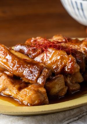 照燒柚子胡椒雞 的食譜成品照片
