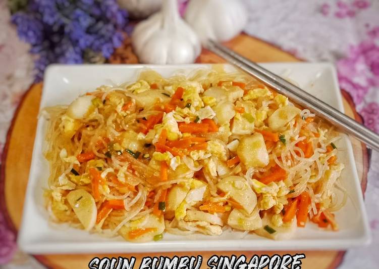 Bahan-bahan Soun Bumbu Singapore yang enak dan Mudah Dibuat