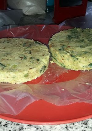 Una foto de Terribles medallones veganos