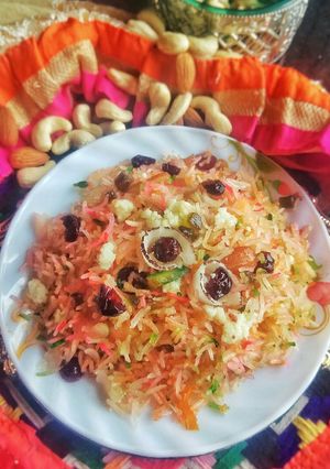 A picture of Mutanjan (Sweet rice).