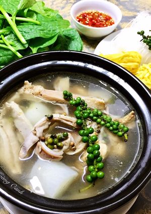 Hình của món Lẩu Bao Tử Hầm Tiêu.