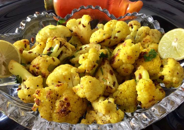 Recipe of Any-night-of-the-week Indian Style Stir Fried Cauliflower