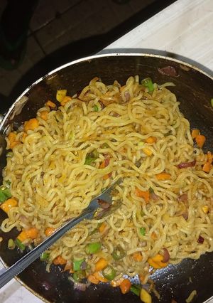 A picture of My best ever fried noodles 😋.