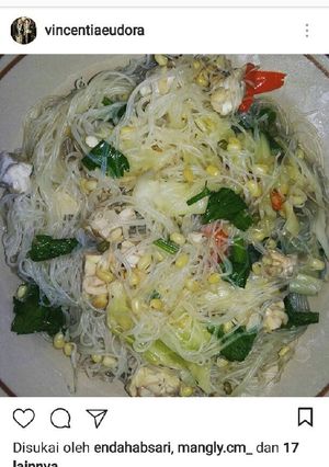 Foto resep Bening Bihun Pedes