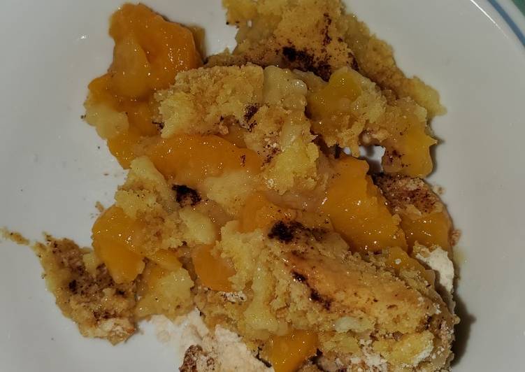 Recipe of Quick Peach Cobbler Dump Cake