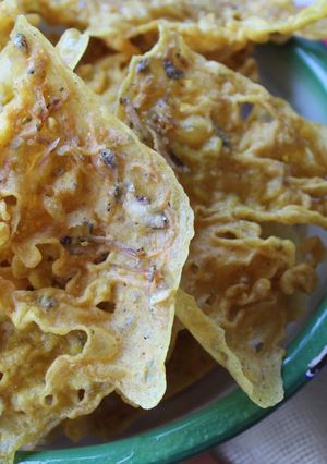 Foto resep Peyek teri praktis