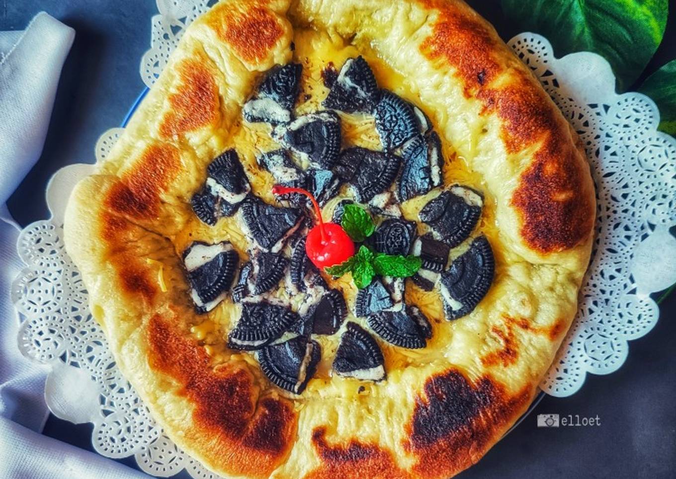 Oreo Cheese Sweet Pizza 🍕